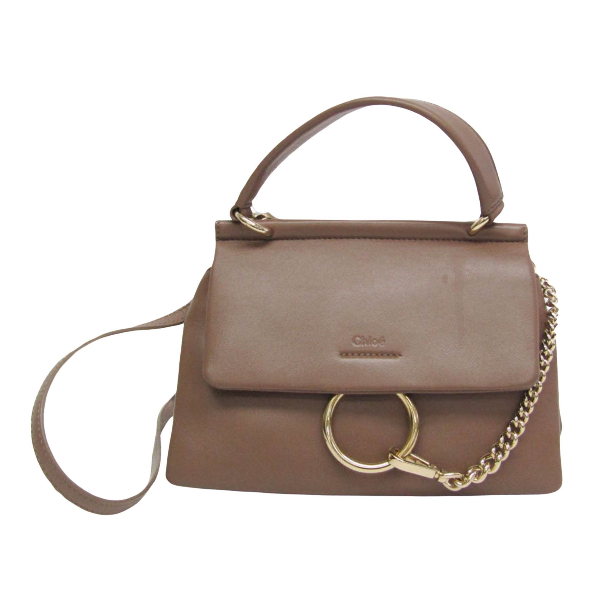image of Chloe Chloé Faye Handbag in Camel, Women's
