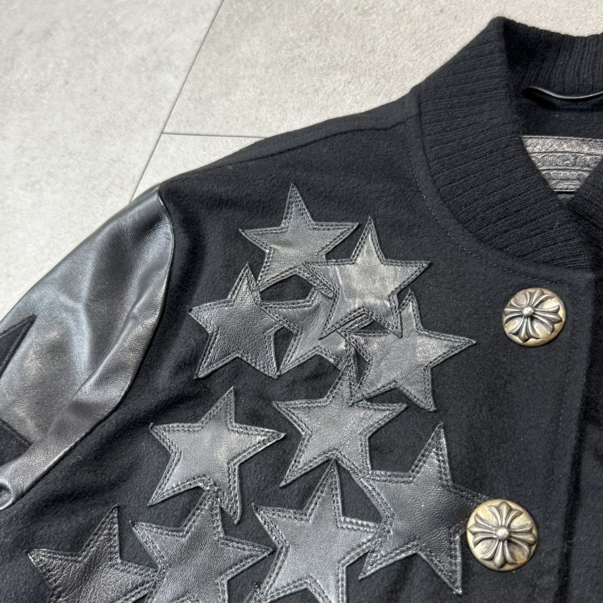 Chrome Hearts Chrome hearts Star Patch Letter Man Virsity Jacket Size M / US 6-8 / IT 42-44 - 4 Thumbnail