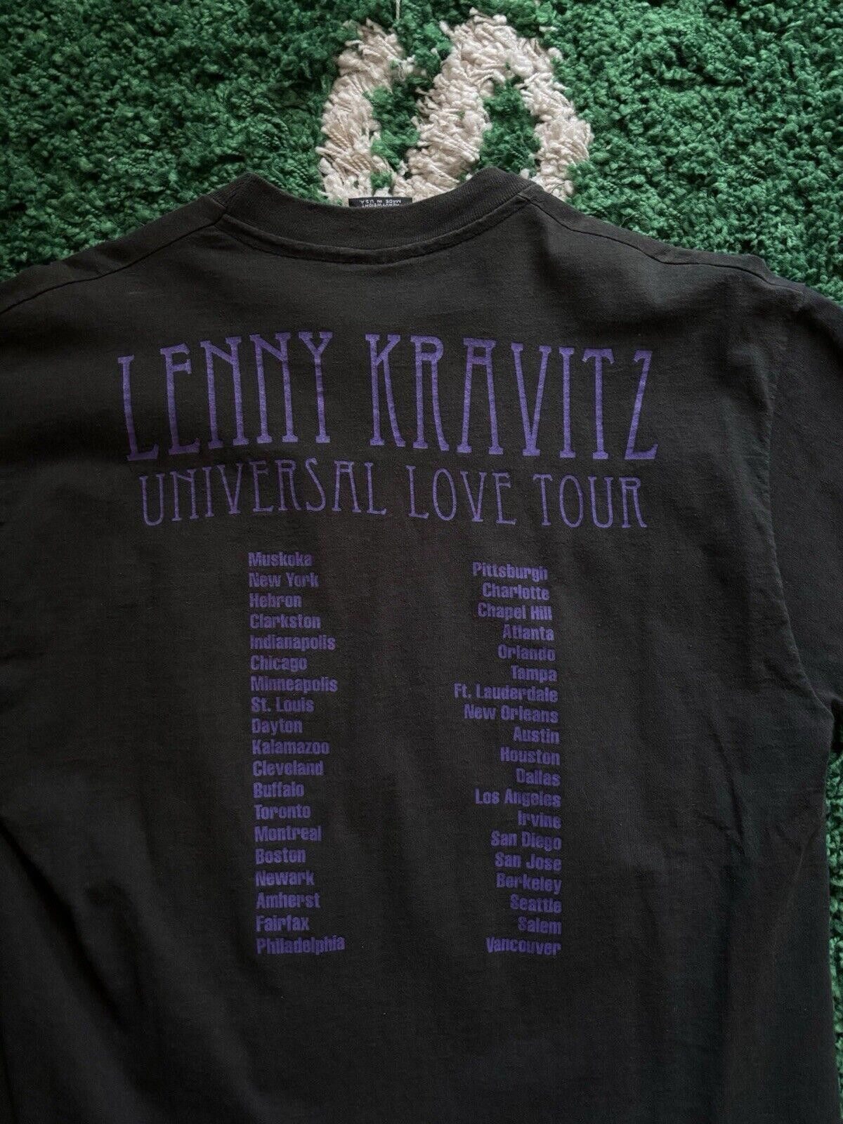 Giant Vintage 1993 Lenny Kravitz Universal Love Your T-shirt XL Size US XL / EU 56 / 4 - 9 Thumbnail