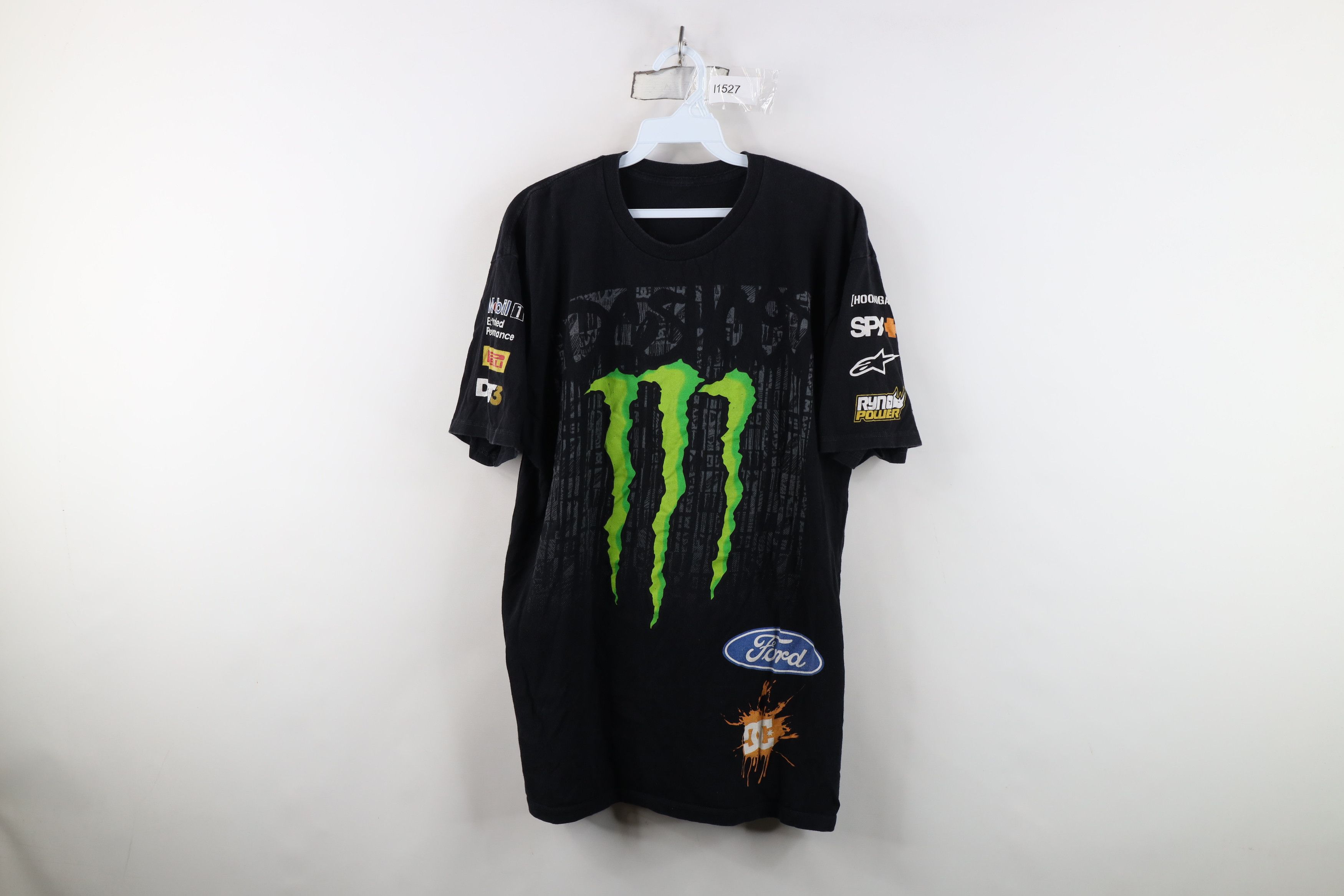 Vintage DC Shoes Monster Energy Drink Rally Car Racing T-Shirt Size US L / EU 52-54 / 3 - 1 Thumbnail