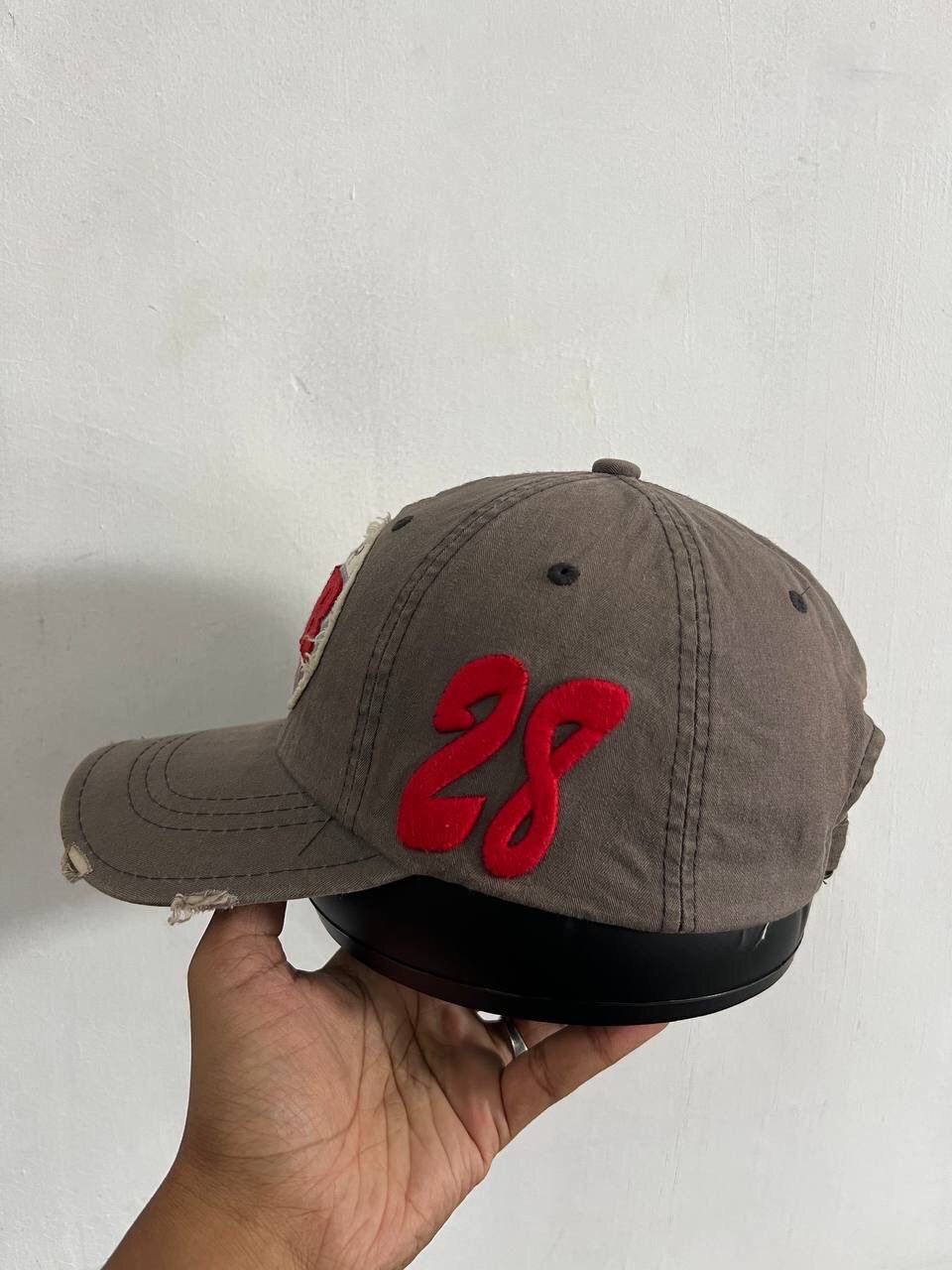 Japanese Brand Super Star Distressed Style Hat Size ONE SIZE - 3 Thumbnail