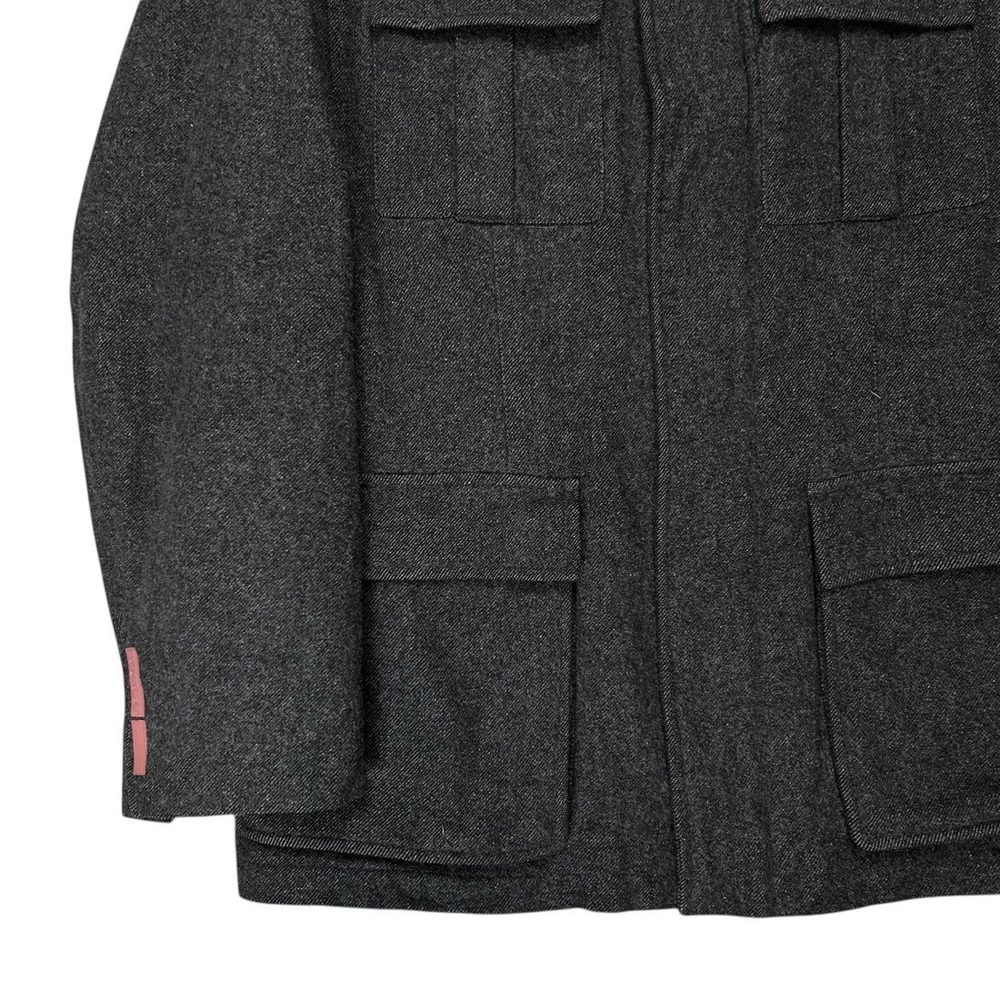 Prada Prada Velco Officer Wool Jacket Size US XL / EU 56 / 4 - 6 Thumbnail