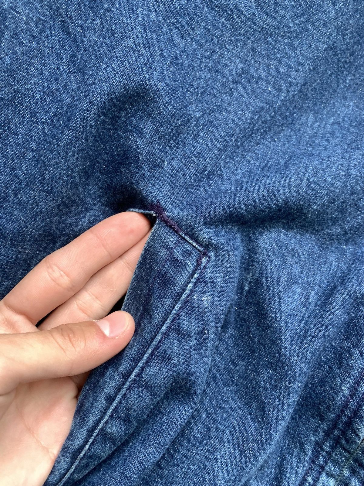 Oshkosh 🔥VINTAGE OSHKOSH DENIM BOMBER 90s MADE IN USA Size US S / EU 44-46 / 1 - 9 Thumbnail
