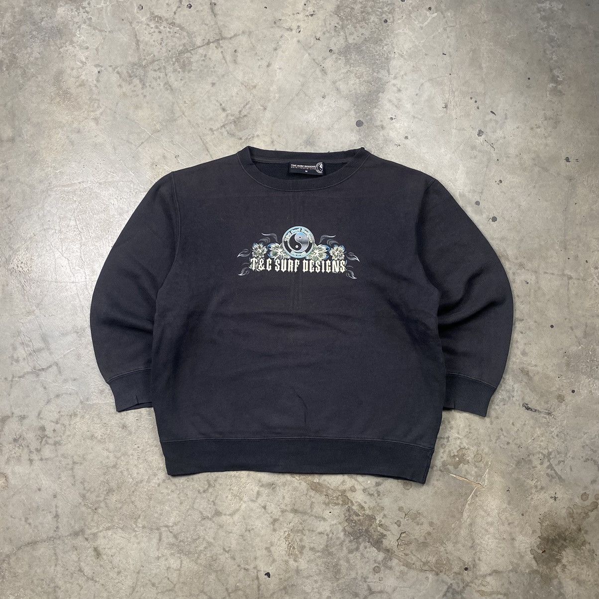 Affliction × If Six Was Nine y2k T&C Surf Poem Tribal Wording Tattoo Boxy Size US M / EU 48-50 / 2 - 1 Thumbnail