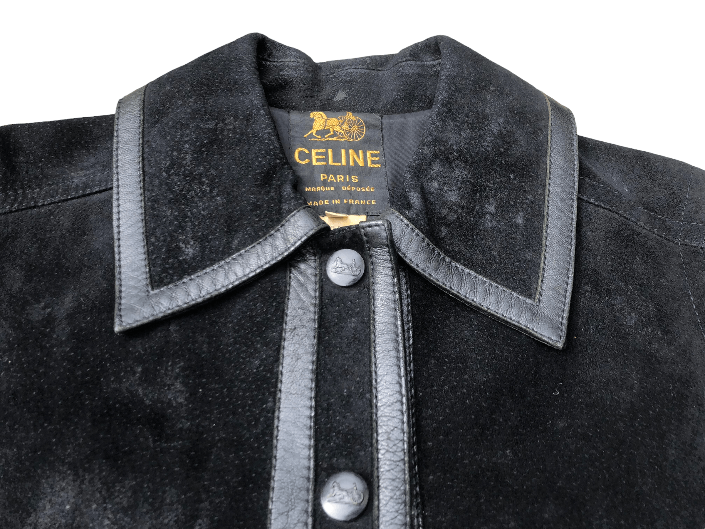 Celine 💯Vintage 70/80s CELINE PARIS Modele Dispose Pigskin Coat Size L / US 10 / IT 46 - 8 Thumbnail