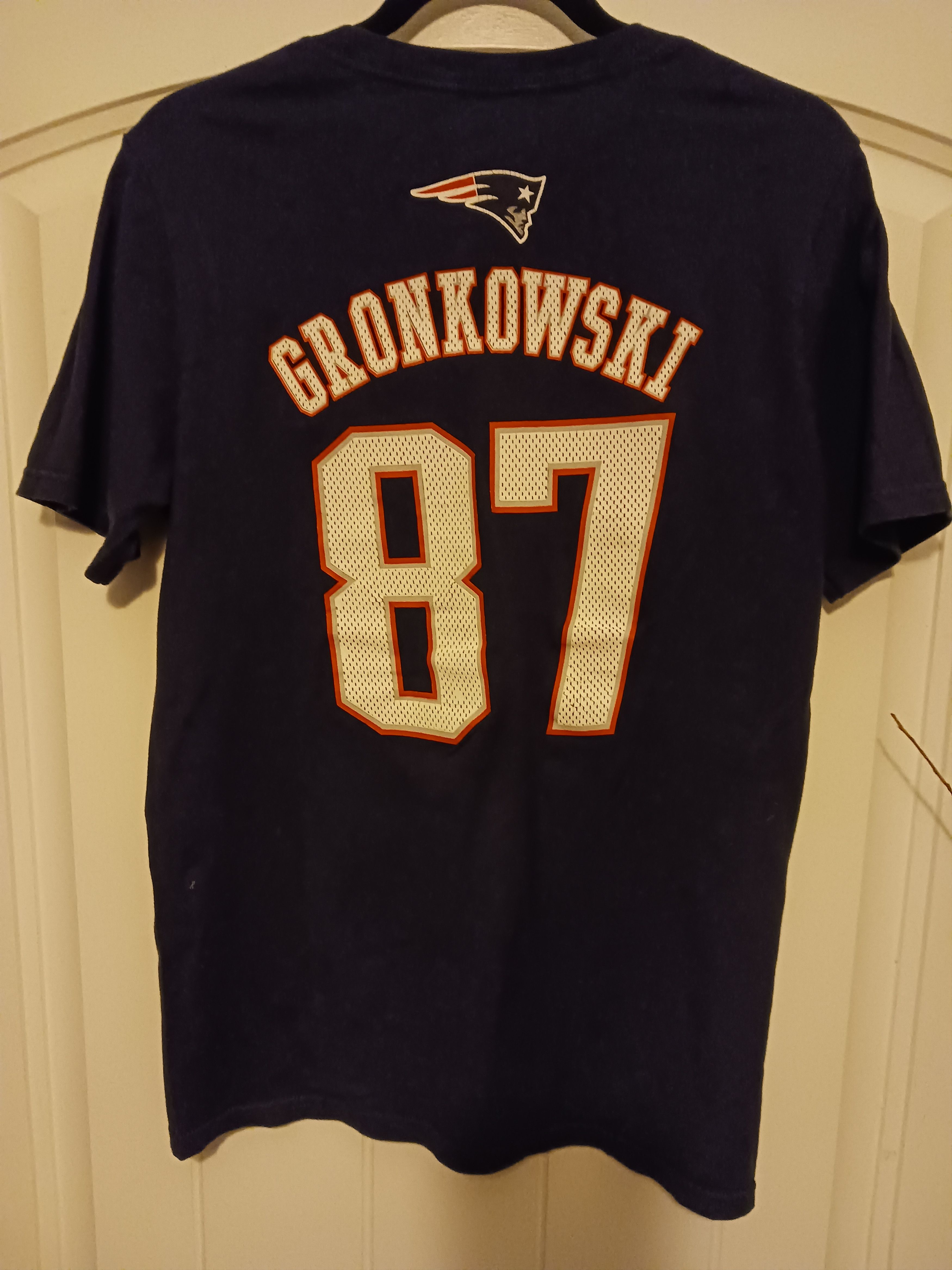 NFL NFL N.E. Patriots Rob Gronkowski #87 Youth T-Shirt Size US S / EU 44-46 / 1 - 2 Thumbnail