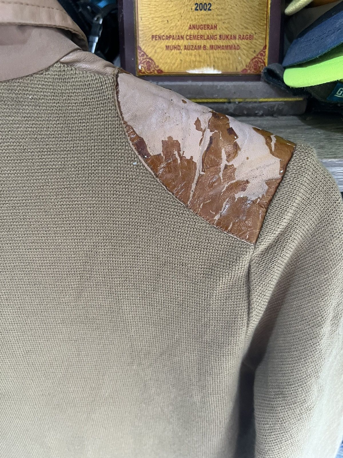 MAX&Co. 🔥Made in Italy Max & Co. Tricot Goat Leather Jacket Size S / US 4 / IT 40 - 13 Thumbnail