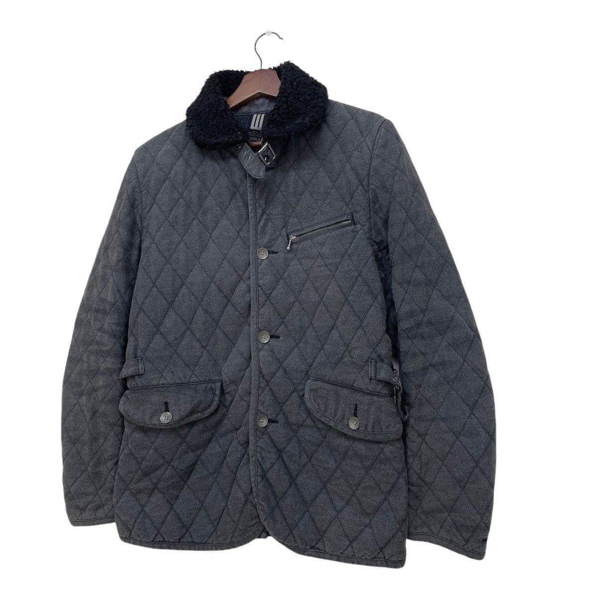Edwin × Japanese Brand × Vintage Japanese Brand Edwin Quilted Fur Collar Size US M / EU 48-50 / 2 - 2 Thumbnail