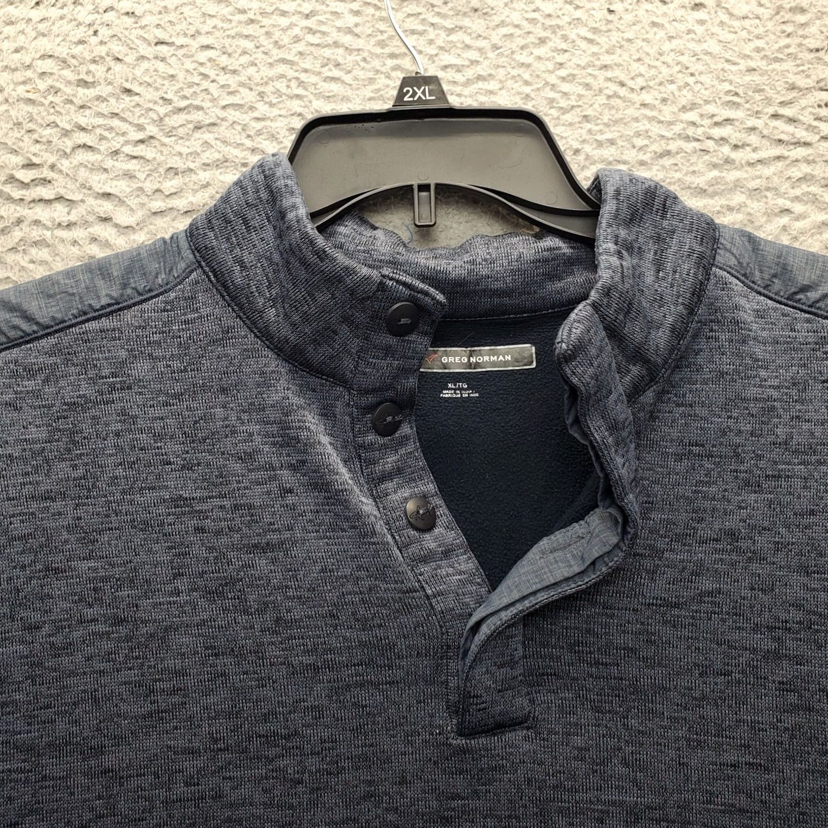 Vintage Greg Norman Sweatshirt Mens XL Gray Fleece Lined Relaxed Golf Performance Pullover Shirt Womens? Size US XL / EU 56 / 4 - 6 Thumbnail