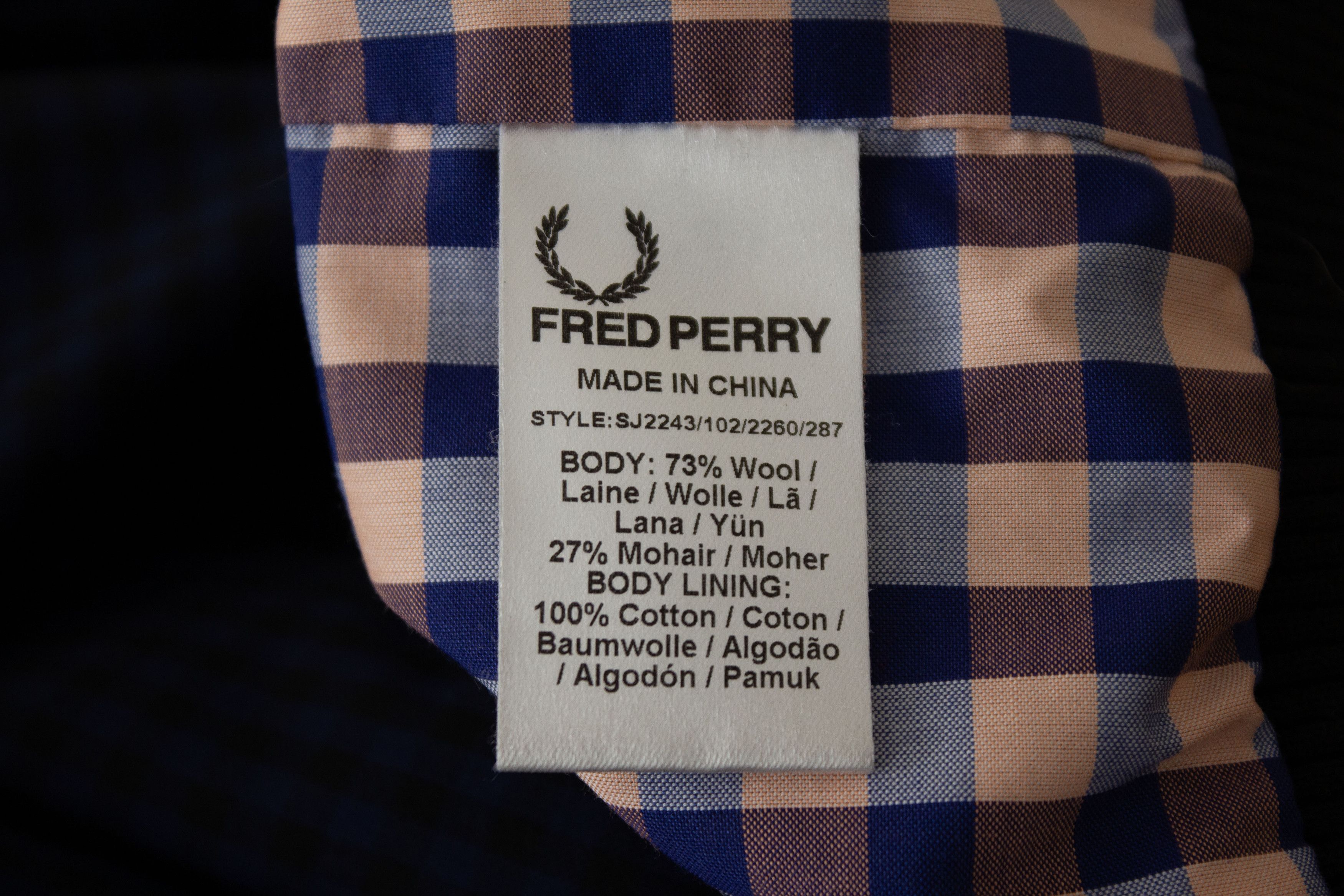 Fred Perry × Raf Simons Fred Perry x Raf Simons Check Bomber Jacket Size US XXS / EU 40 - 15 Thumbnail