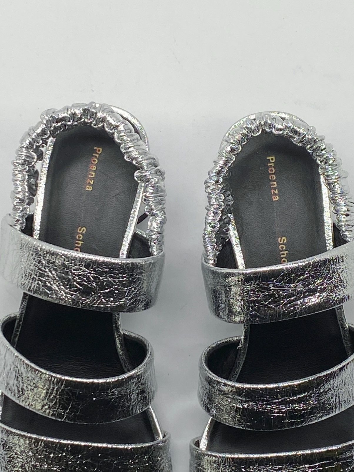Proenza Schouler Proenza Schouler Silver Slingback Heel Sandals size 36.5 Size US 6.5 / IT 36.5 - 8 Thumbnail