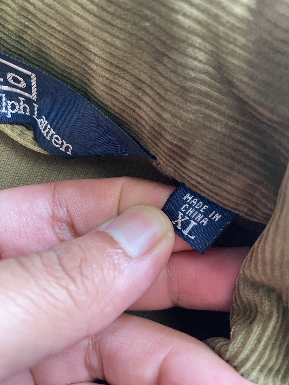 Polo Ralph Lauren × Ralph Lauren × Vintage Vintage 90’s Polo Ralph Lauren Corduroy Jacket Size US XL / EU 56 / 4 - 10 Thumbnail