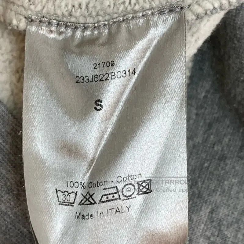 Dior Dior Men's Gray Cotton Hoodie for Winter . Size US S / EU 44-46 / 1 - 4 Thumbnail