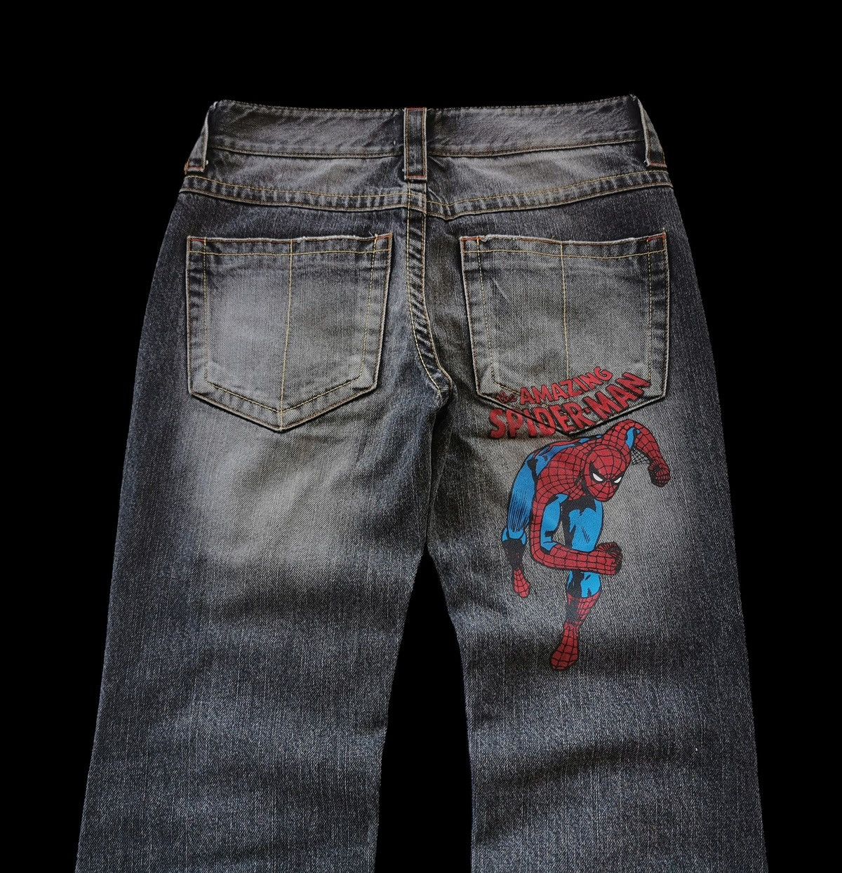 Vintage Vintage Switch Marvel Comics Distressed Denim Jeans 30x32.5 Size US 30 / EU 46 - 3 Thumbnail