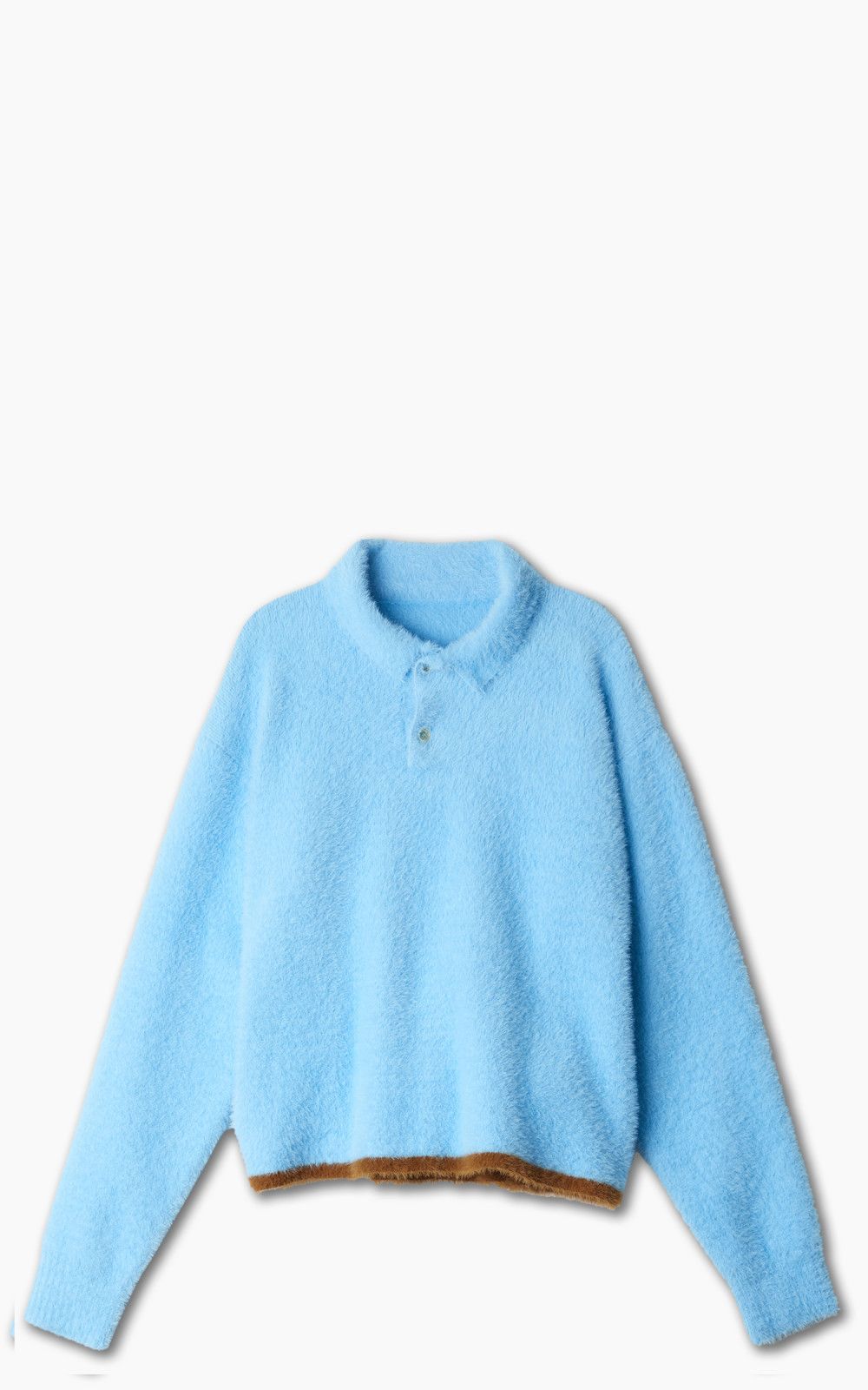 Jacquemus o1mle0625 La Polo Neve Sweater in Blue Size US XS / EU 42 / 0 - 1 Thumbnail