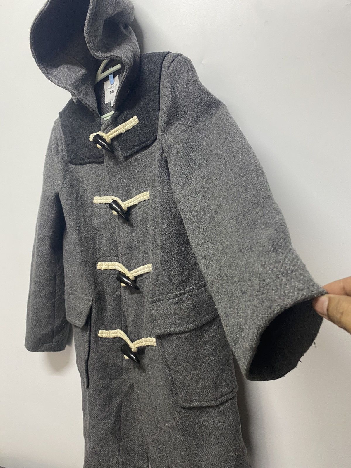 JW Anderson × Japanese Brand × Uniqlo Uniqlo x JW Anderson Wool Duffle Coat Hoodie Jacket Size S / US 4 / IT 40 - 8 Thumbnail