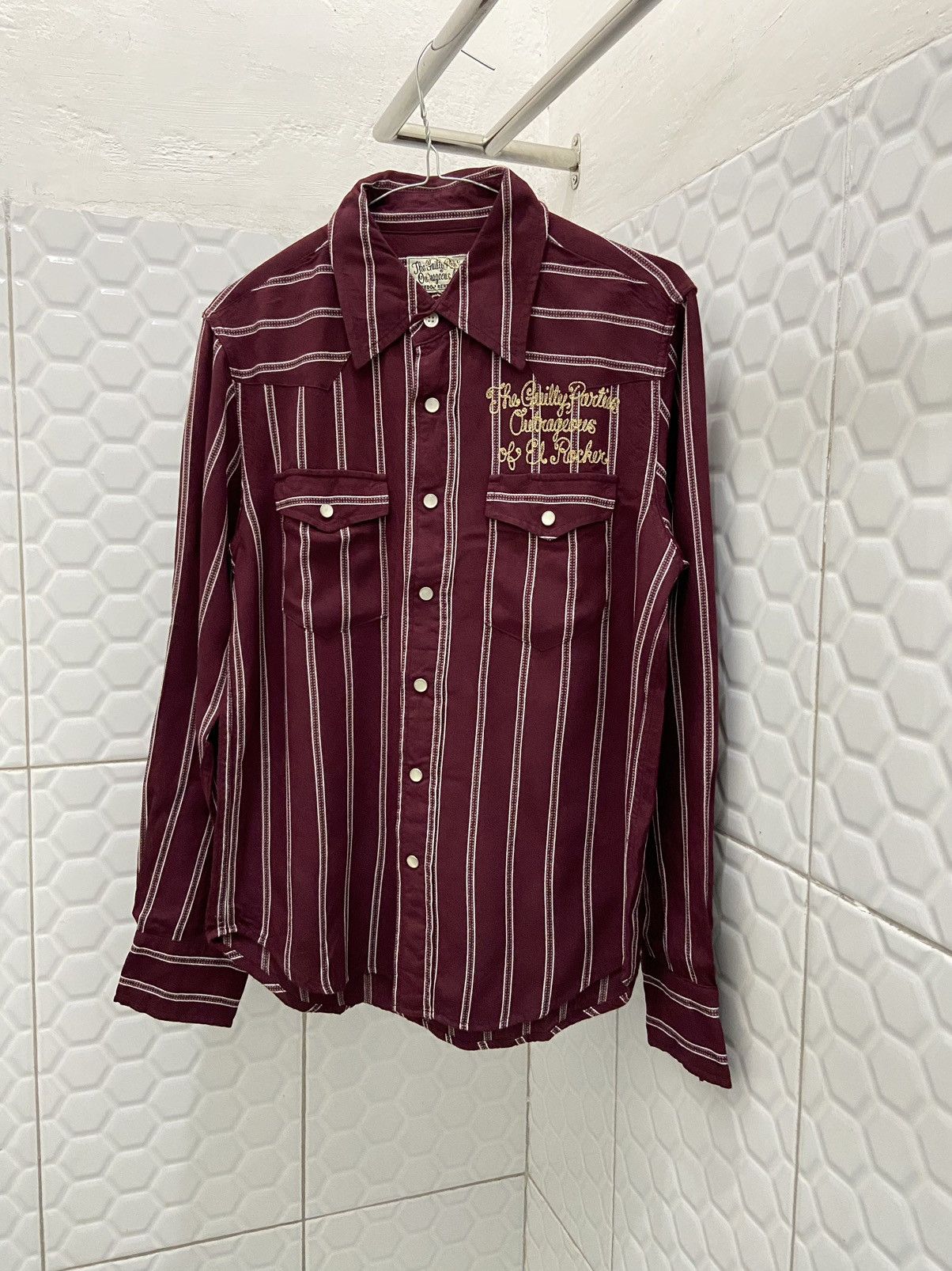 Wacko Maria 💰SENDOFFER💰Wacko Maria The Guilty Parties Rock n Roll Shirt Size US S / EU 44-46 / 1 - 2 Thumbnail