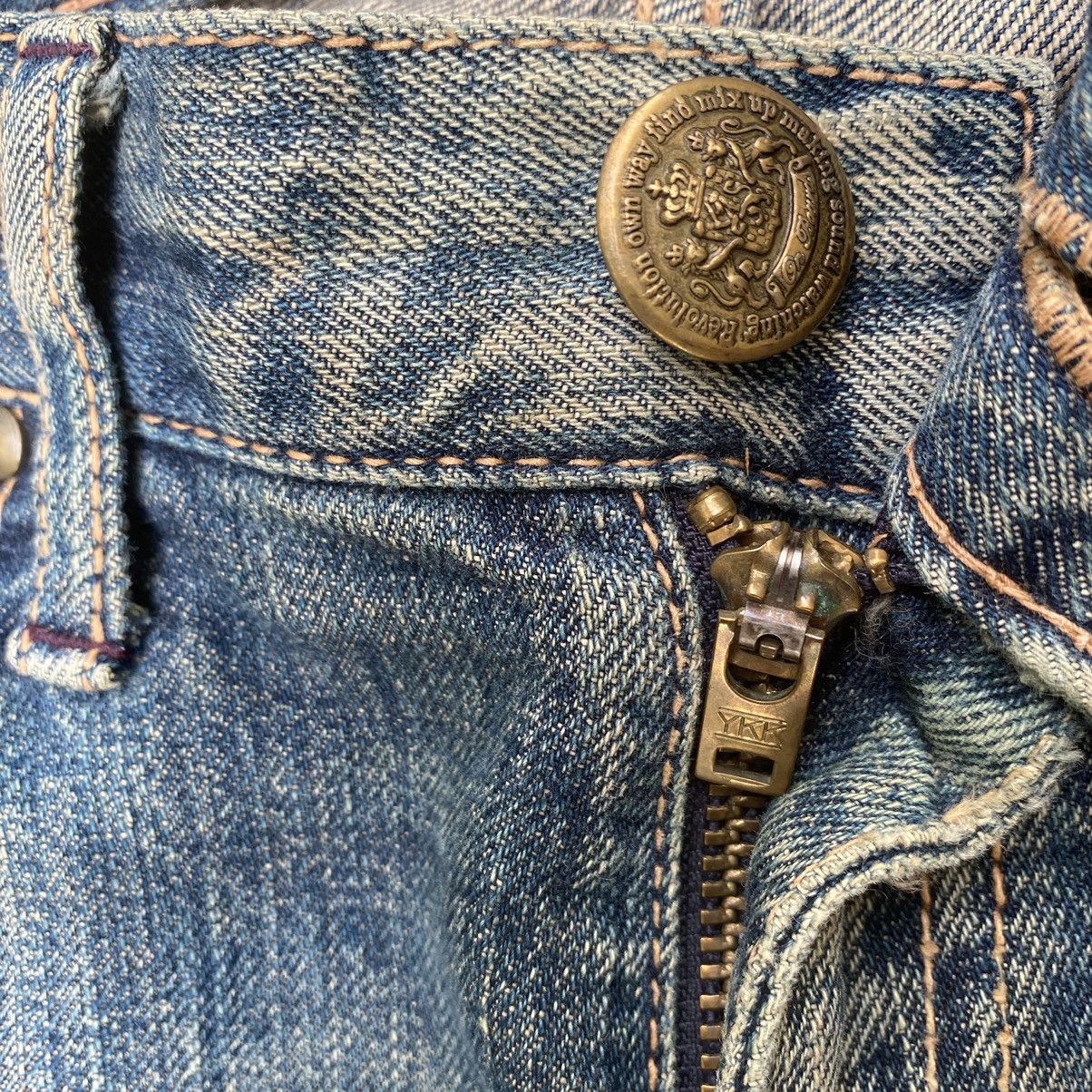 Hysteric Glamour Flare Jeans Japanese On Boards Distressed Denim Low Rise Size US 32 / EU 48 - 7 Thumbnail
