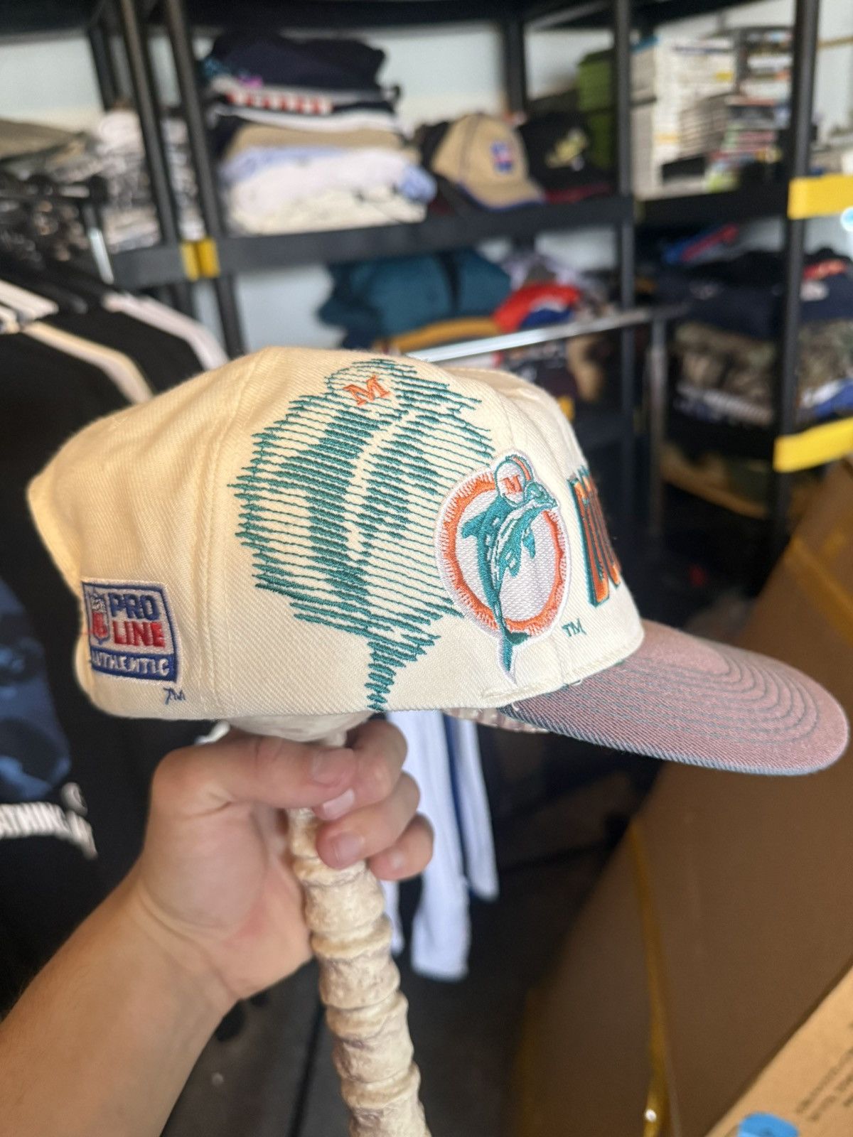 Sports Specialties Miami Dolphins Vintage NFL Sports Specialties SnapBack Hat Size ONE SIZE - 5 Thumbnail