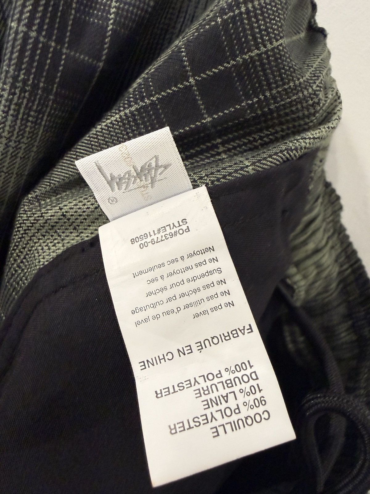 Stussy Stüssy Green Plaid Easy Pants – Elastic Waist Relaxed Fit Size US 30 / EU 46 - 5 Thumbnail