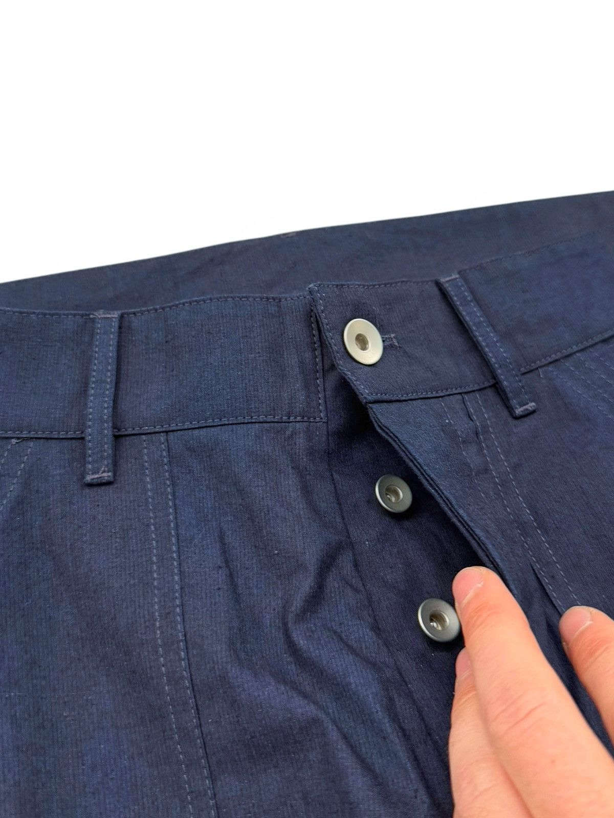 Rick Owens Indigo Baggy Carpenter Trouser Pant Size US 34 / EU 50 - 4 Thumbnail