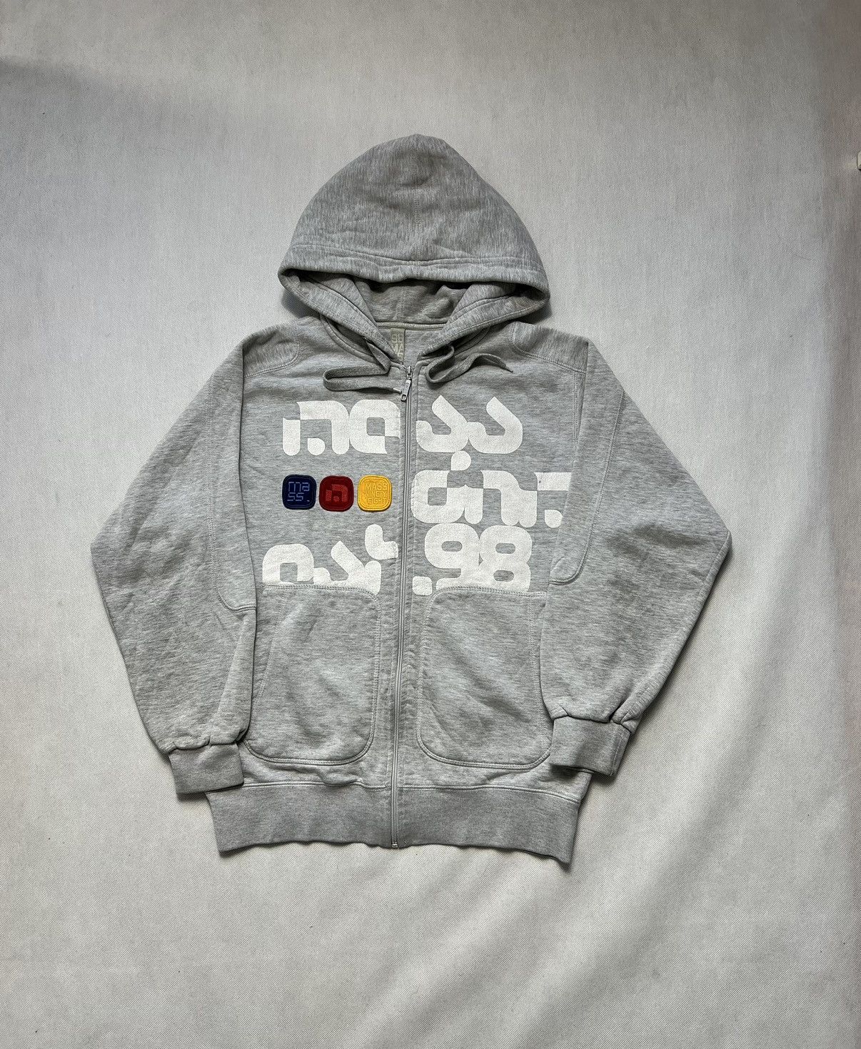 Vintage Baggy Hoodie Mass Denim Vintage 90’s Hip Hop Rap Size US M / EU 48-50 / 2 - 2 Thumbnail
