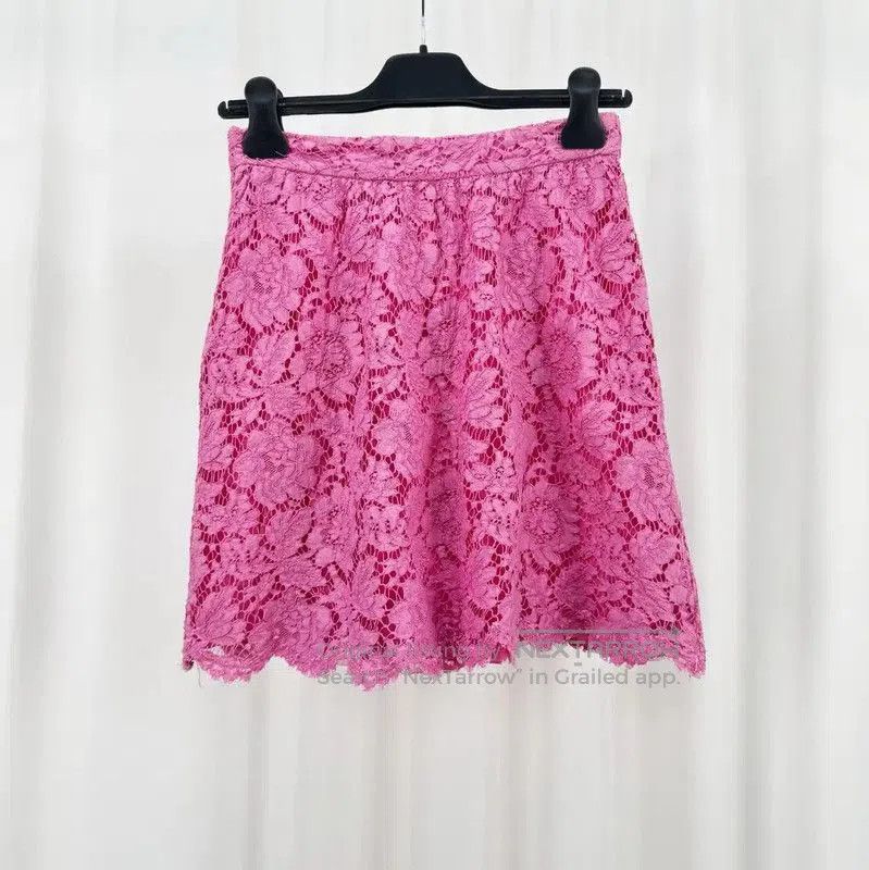 Valentino Valentino Pink Cotton Blend Skirt . Size 30" / US 8 / IT 44 - 2 Thumbnail