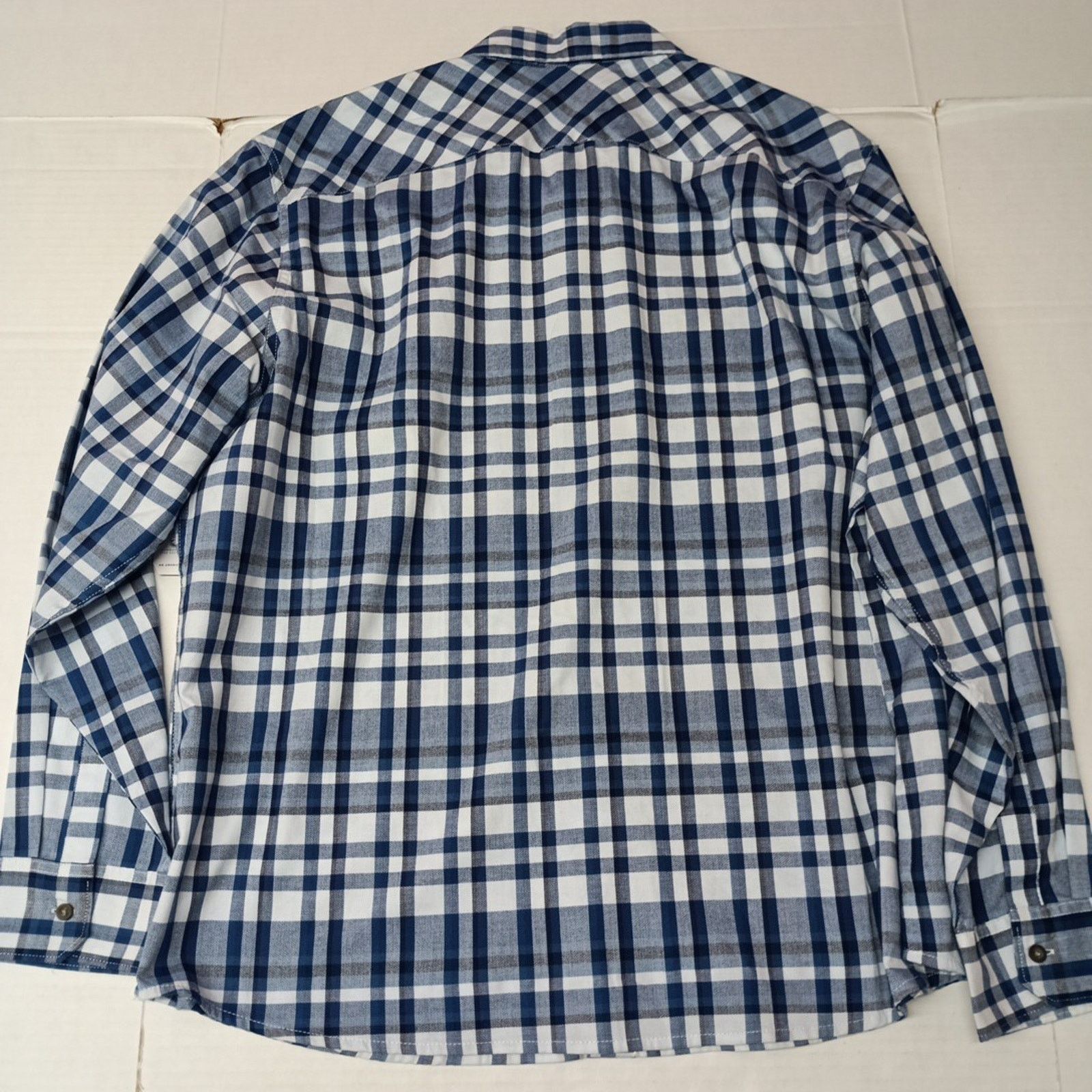 Wrangler Wrangler Slim Fit Woven Twill Button Shirt Men's 2XL Plaid Size US XXL / EU 58 / 5 - 9 Thumbnail
