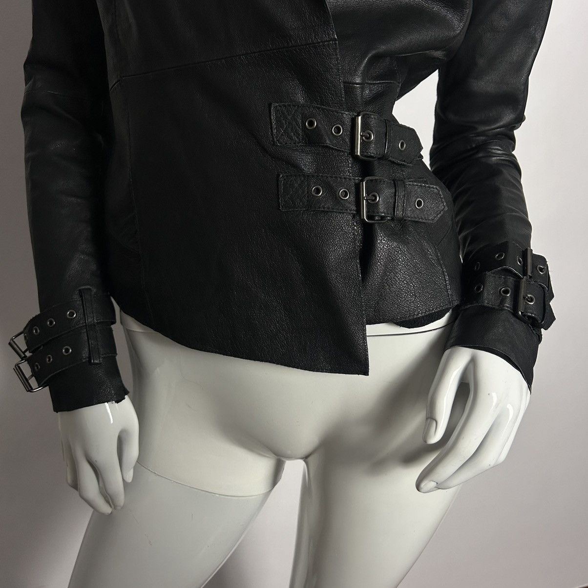 Other So sick biker asymmetric leather jacket Size S / US 4 / IT 40 - 7 Thumbnail