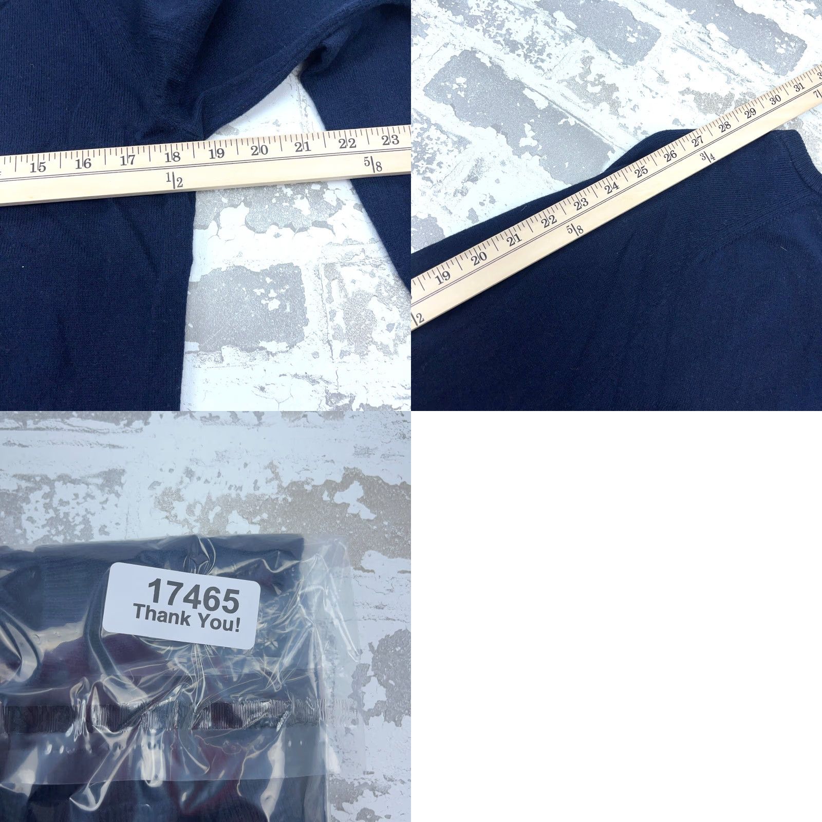 J.Crew J.CREW Sweater Men S Blue Cotton Cashmere Blend V-Neck Pullover Size US S / EU 44-46 / 1 - 8 Thumbnail