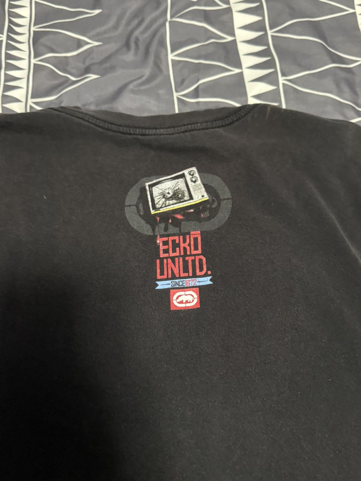 Ecko Unltd. Ecko T-shirt 3d tv graphic Size US XL / EU 56 / 4 - 2 Thumbnail