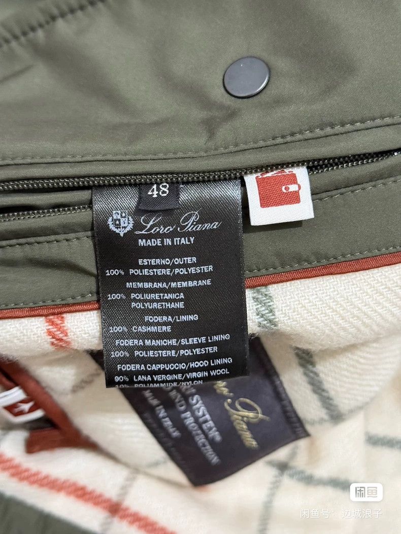 Loro Piana LORO PIANA Cashmere weatherproof parka with hood, tech wat Size US M / EU 48-50 / 2 - 6 Thumbnail