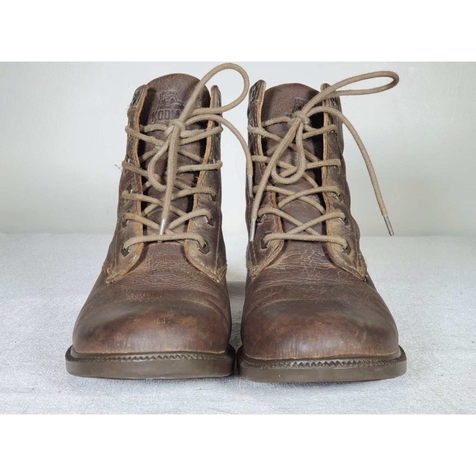 Vintage Kodiak Boots Womens Brown Original Waterproof All Season Leather 419064OG Women Size US 10 / IT 40 - 6 Thumbnail