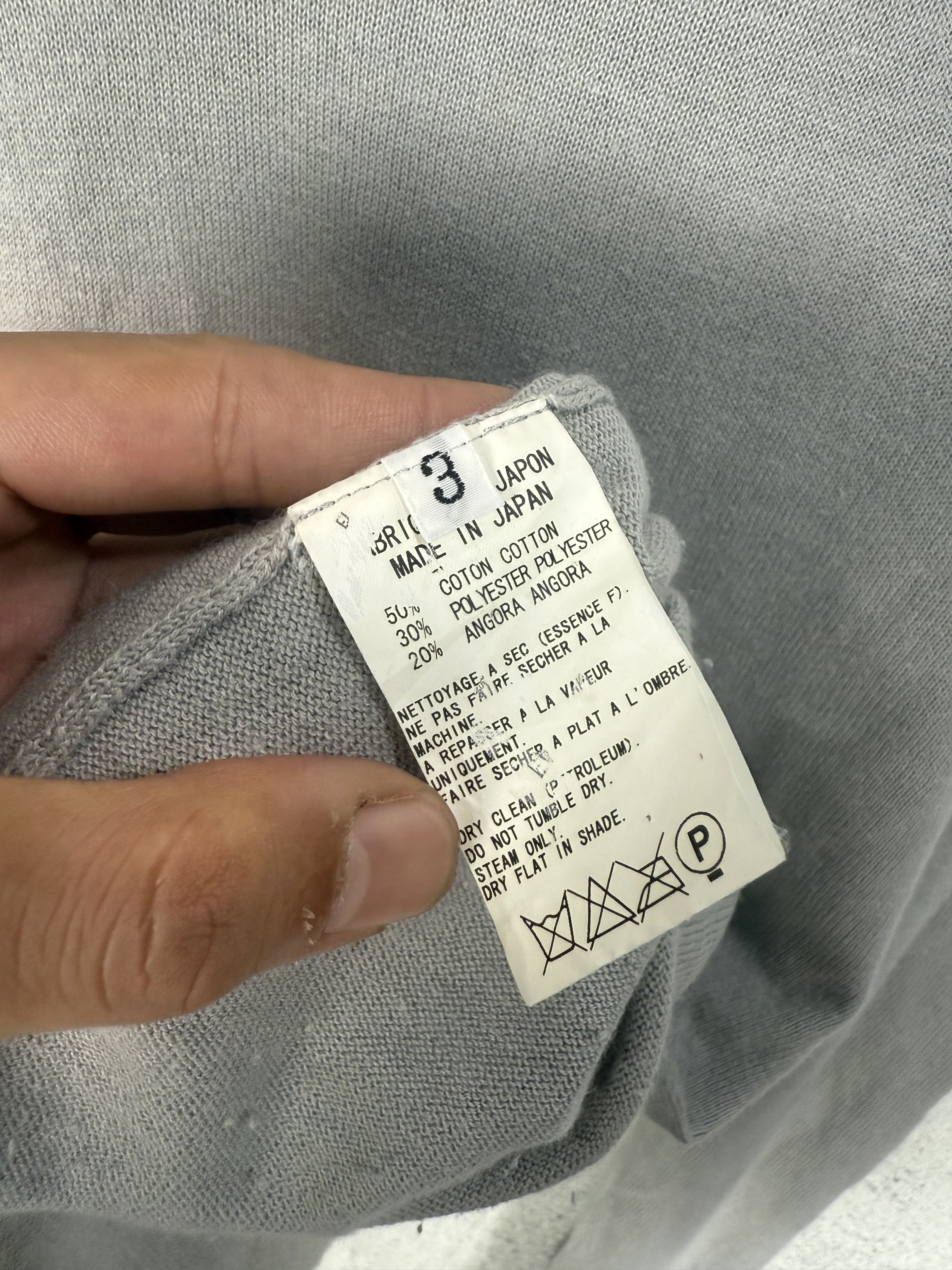 Yohji Yamamoto Yohji Yamamoto Y's Longsleeve Shirt Angora Size US L / EU 52-54 / 3 - 8 Thumbnail
