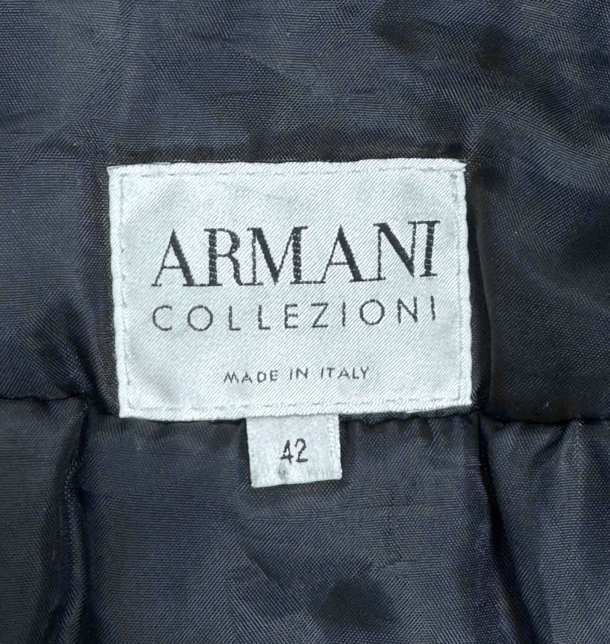 Armani Collezioni Armani Collezioni Wool Zip Jacket Ruffle Trim size IT42 Size M / US 6-8 / IT 42-44 - 15 Thumbnail