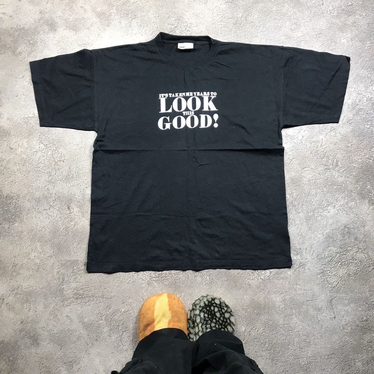 Vintage Vintage 90s Sun Faded Graphic Tee Slogan Streetwear Baggy XL Size US XL / EU 56 / 4 - 1 Thumbnail