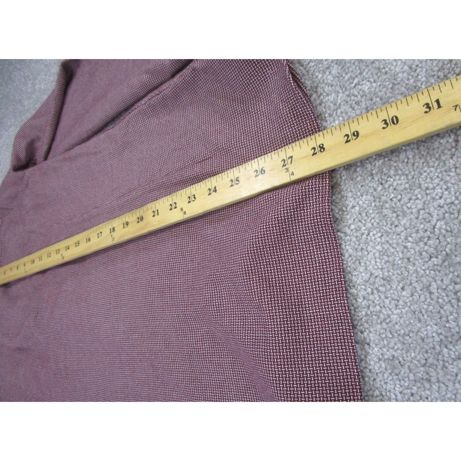 Ted Baker Ted Baker Shirt Mens Small Burgundy Red Button Up Classic Size US S / EU 44-46 / 1 - 4 Thumbnail