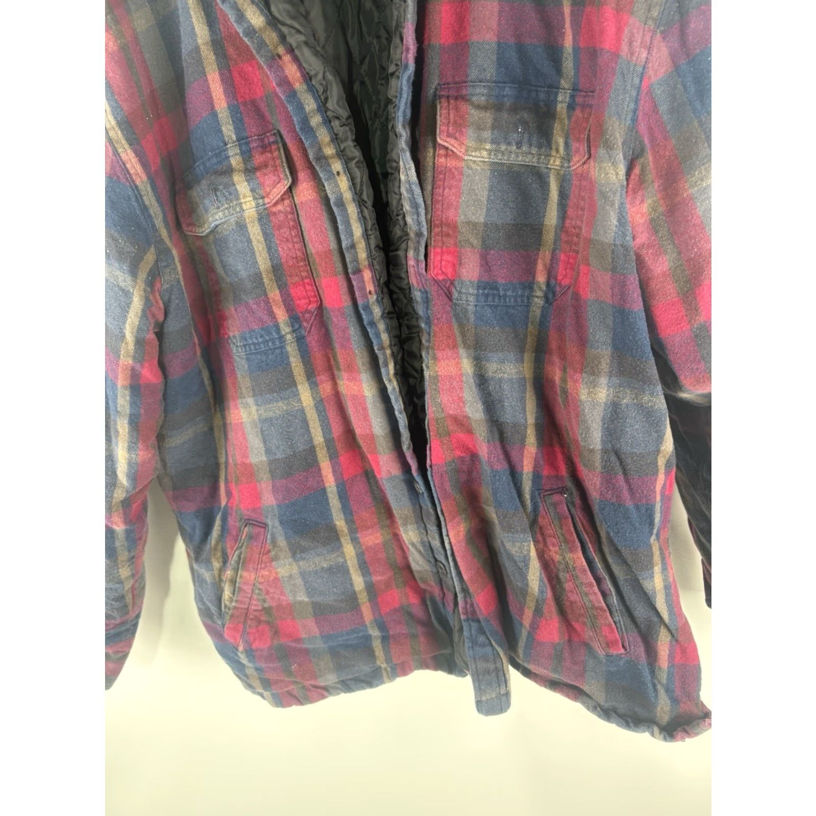 Vintage Ocean Coast Jacket Men’s Size XXL India Multi Plaid Quilted Flannel Lining Size US XXL / EU 58 / 5 - 4 Thumbnail