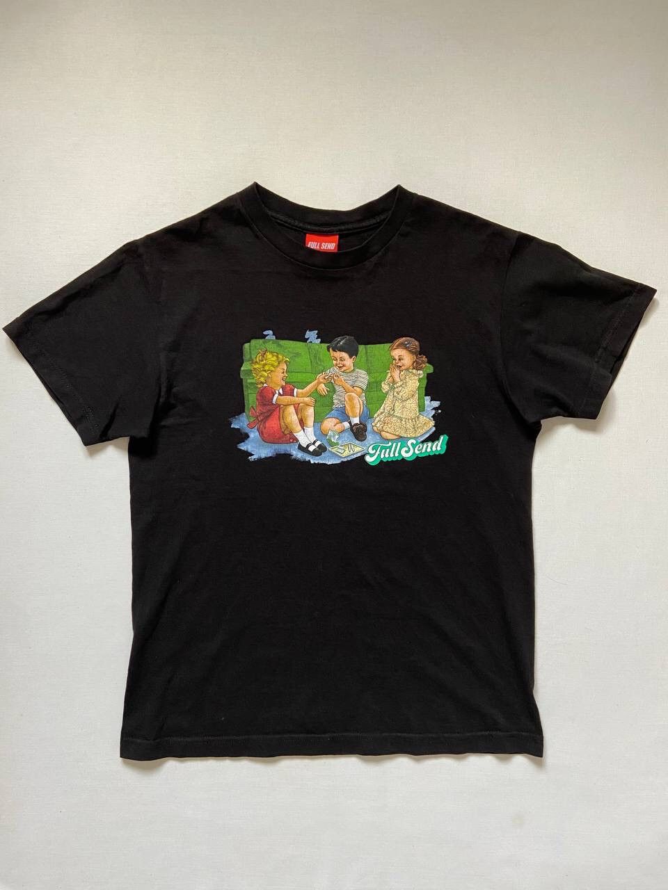 Full Send × Vintage Full Send “The Children Smoking Weed” T-shirt Size US M / EU 48-50 / 2 - 1 Thumbnail