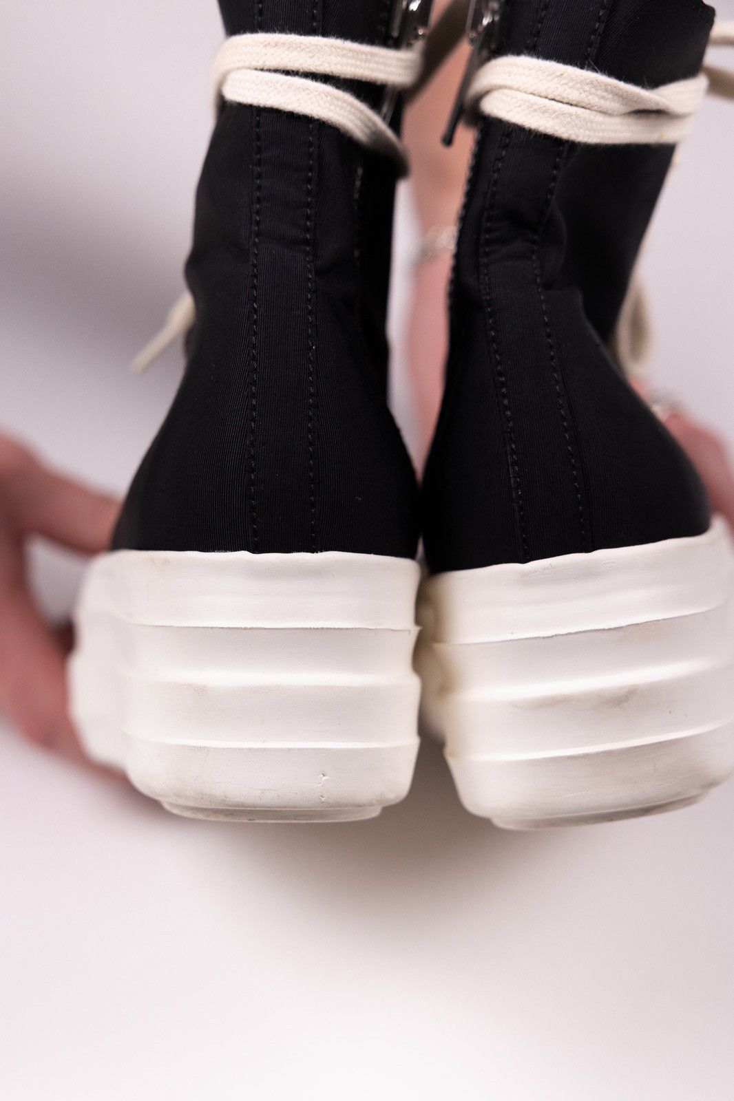 Rick Owens × Rick Owens Drkshdw Rick Owens DRKSHDW Platform High Top Sneakers Size US 5 / IT 35 - 12 Thumbnail