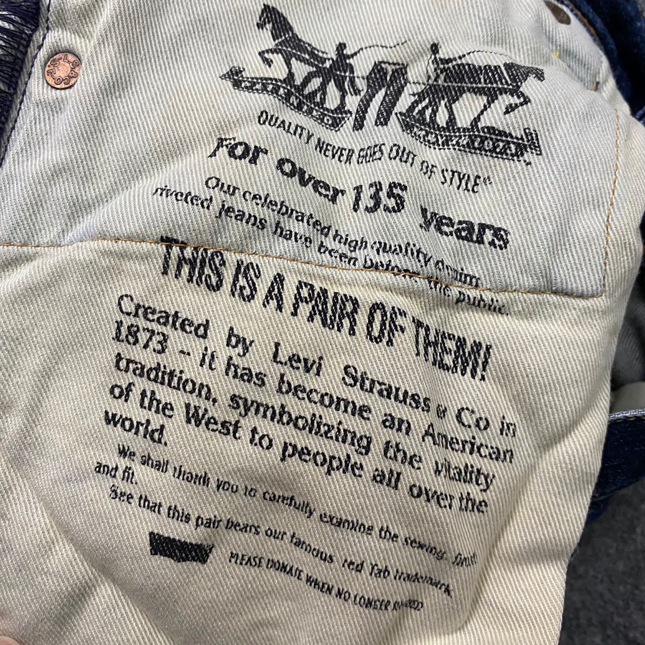 Japanese Brand 💥Best Offer💥Vintage Levis 551 Distressed Denim Size US 30 / EU 46 - 17 Thumbnail