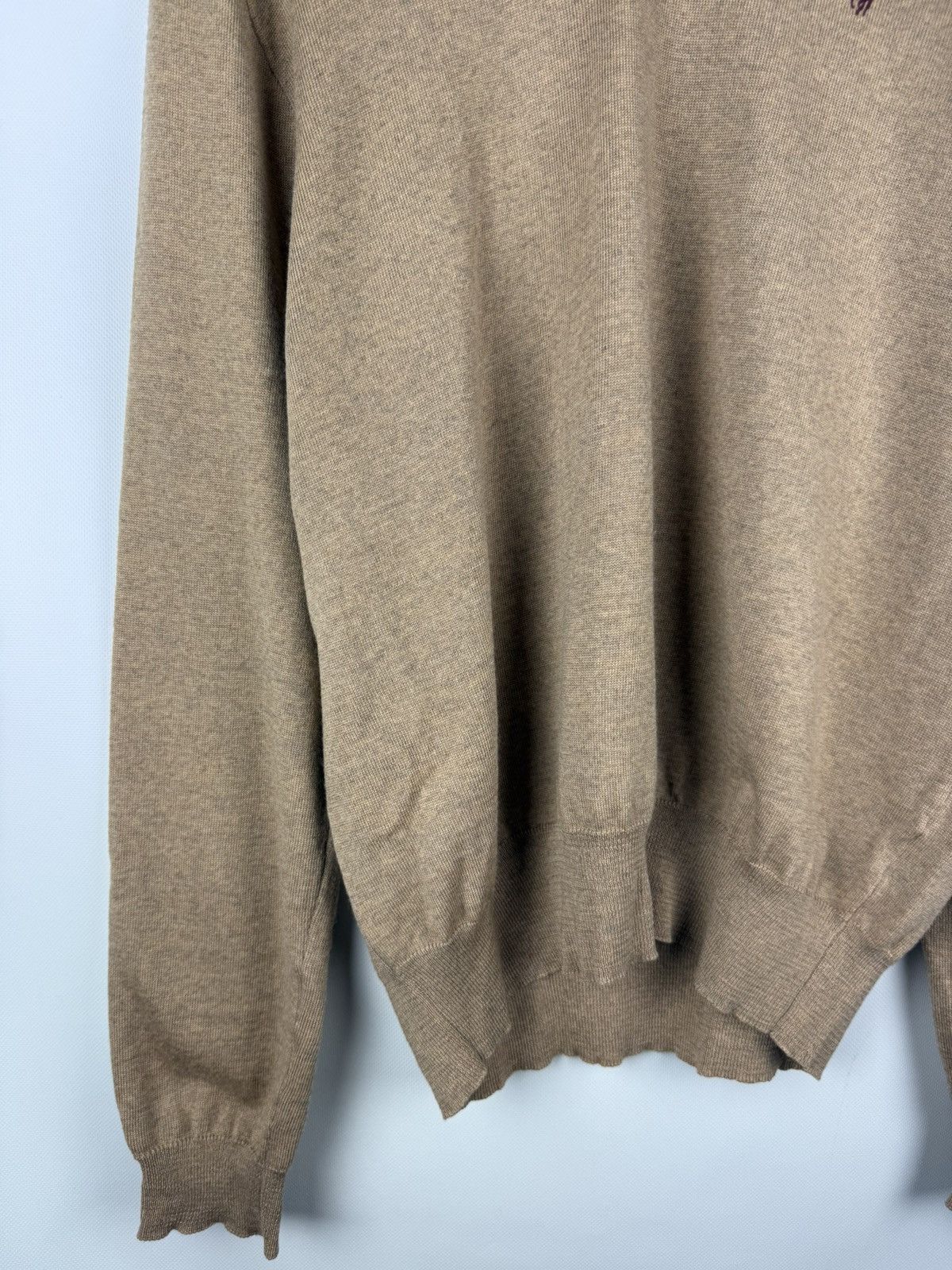 Polo Ralph Lauren Polo By Ralph Lauren Vintage Wool V-neck Sweater Pullover Size US XL / EU 56 / 4 - 7 Thumbnail