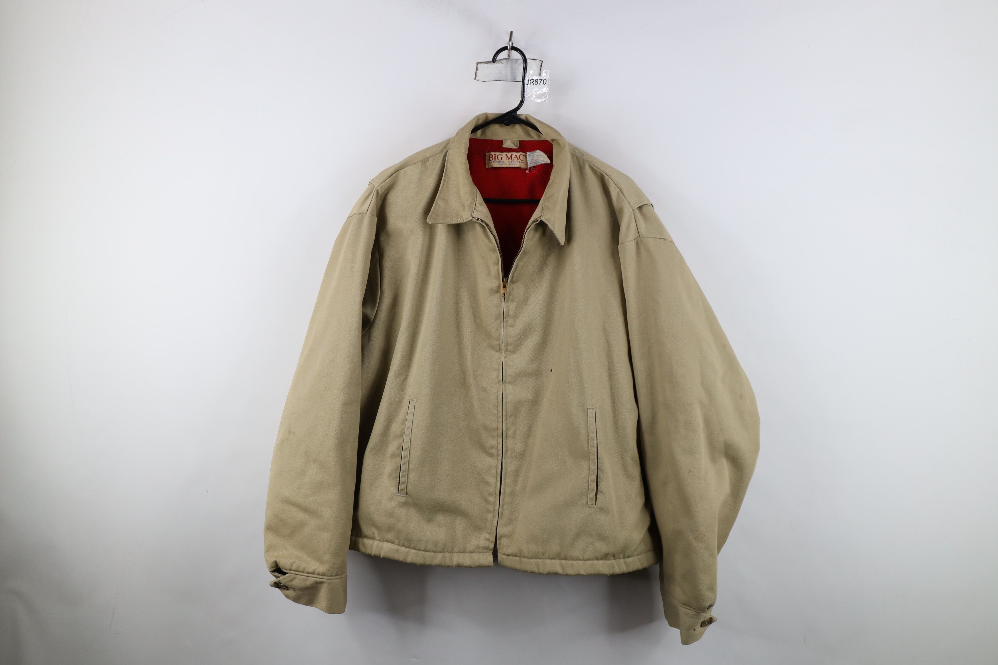 Vintage Vintage 70s Big Mac Fleece Lined Workwear Bomber Jacket USA Size US XL / EU 56 / 4 - 1 Thumbnail