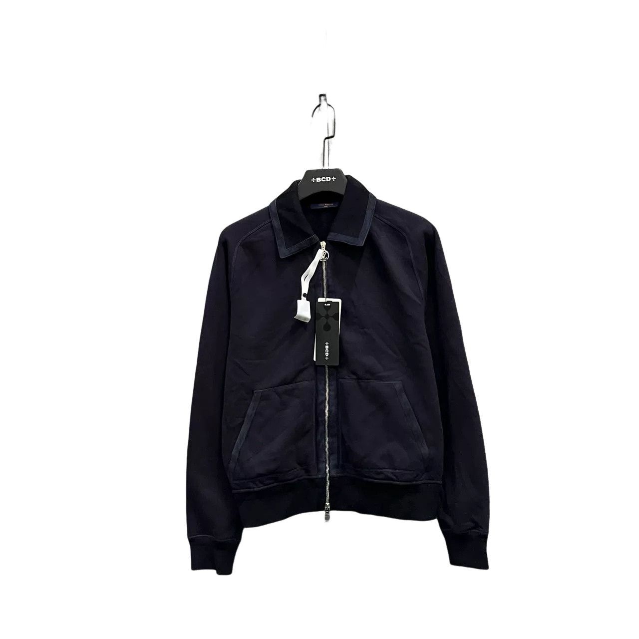 Louis Vuitton Louis Vuitton Navy Zip-Up Cotton Jacket Size M Size US M / EU 48-50 / 2 - 1 Thumbnail