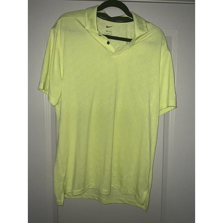Nike Dri-FIT Vapor Golf Polo Shirt Light Lemon Twist DA2974-