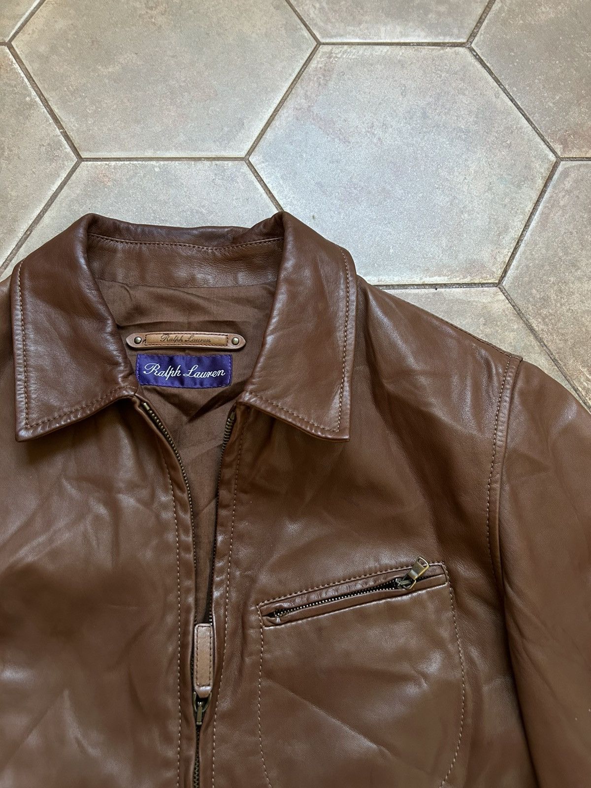 Ralph Lauren Purple Label Ralph Lauren purple label leather jacket Size US S / EU 44-46 / 1 - 5 Thumbnail