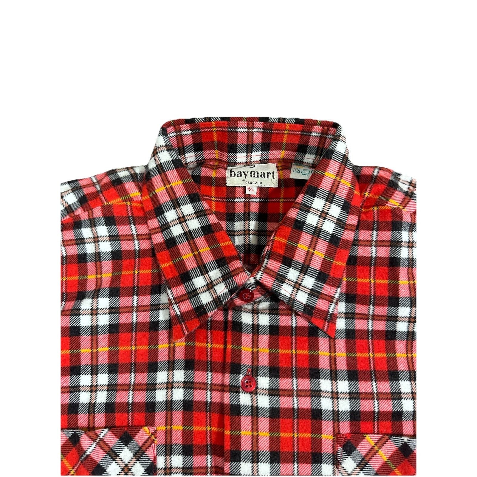 Hudsons Bay Vintage Hudson’s Bay Baymart Flannel Plaid Shirt Button Up L Size US L / EU 52-54 / 3 - 3 Thumbnail