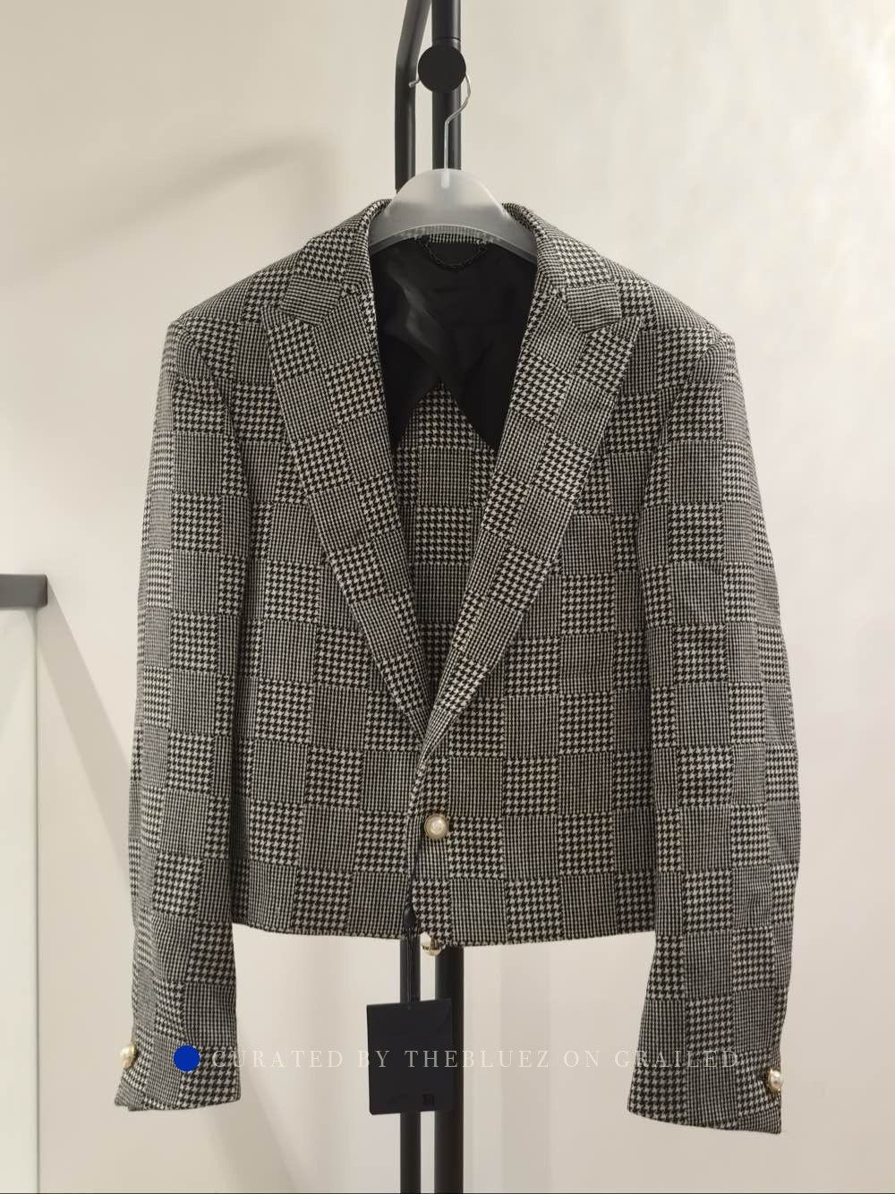 Louis Vuitton Houndstooth Wool Jacket in Multi Size US S / EU 44-46 / 1 - 1 Thumbnail