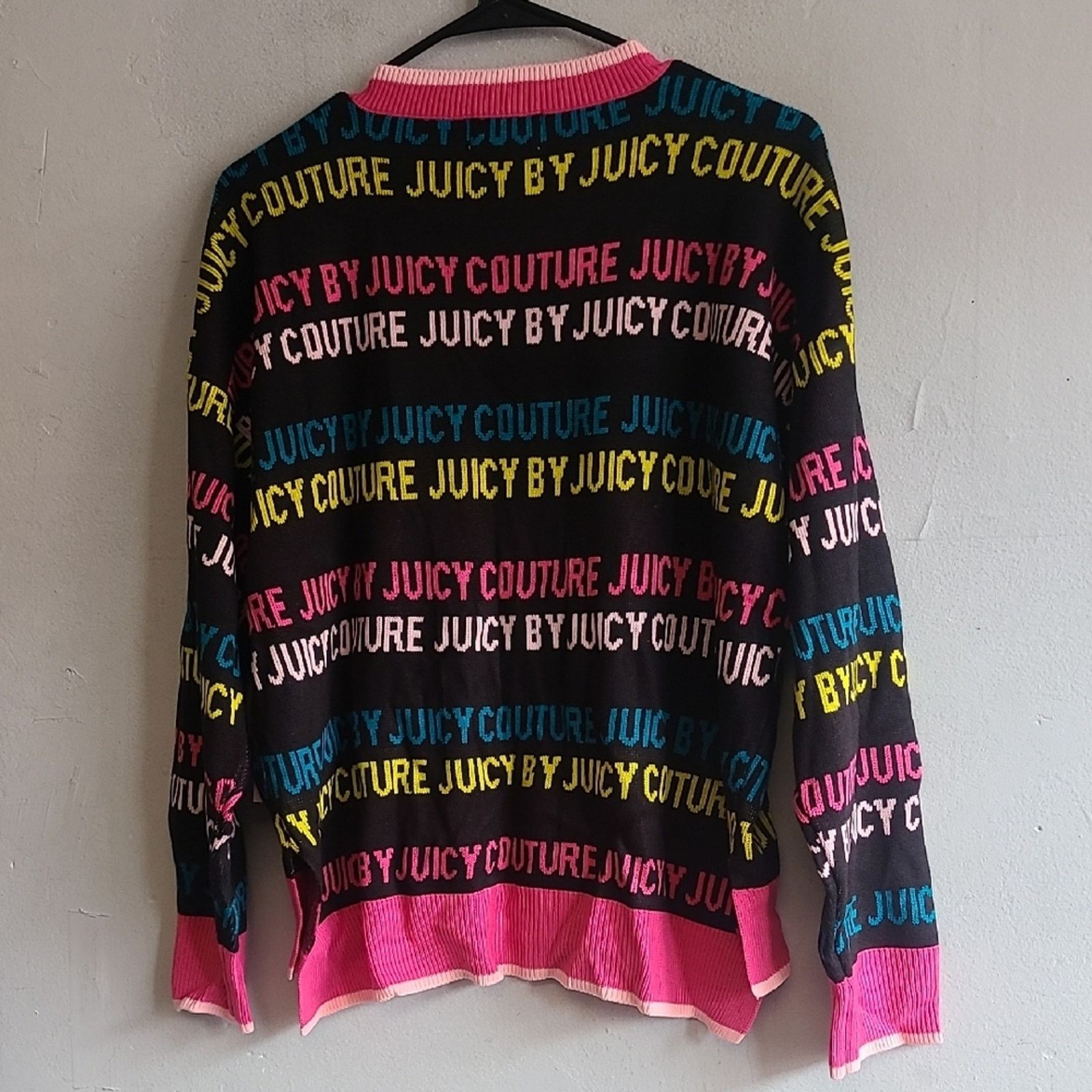 Juicy Couture NEW women's large XL Juicy Couture black sweater Size L / US 10 / IT 46 - 5 Thumbnail