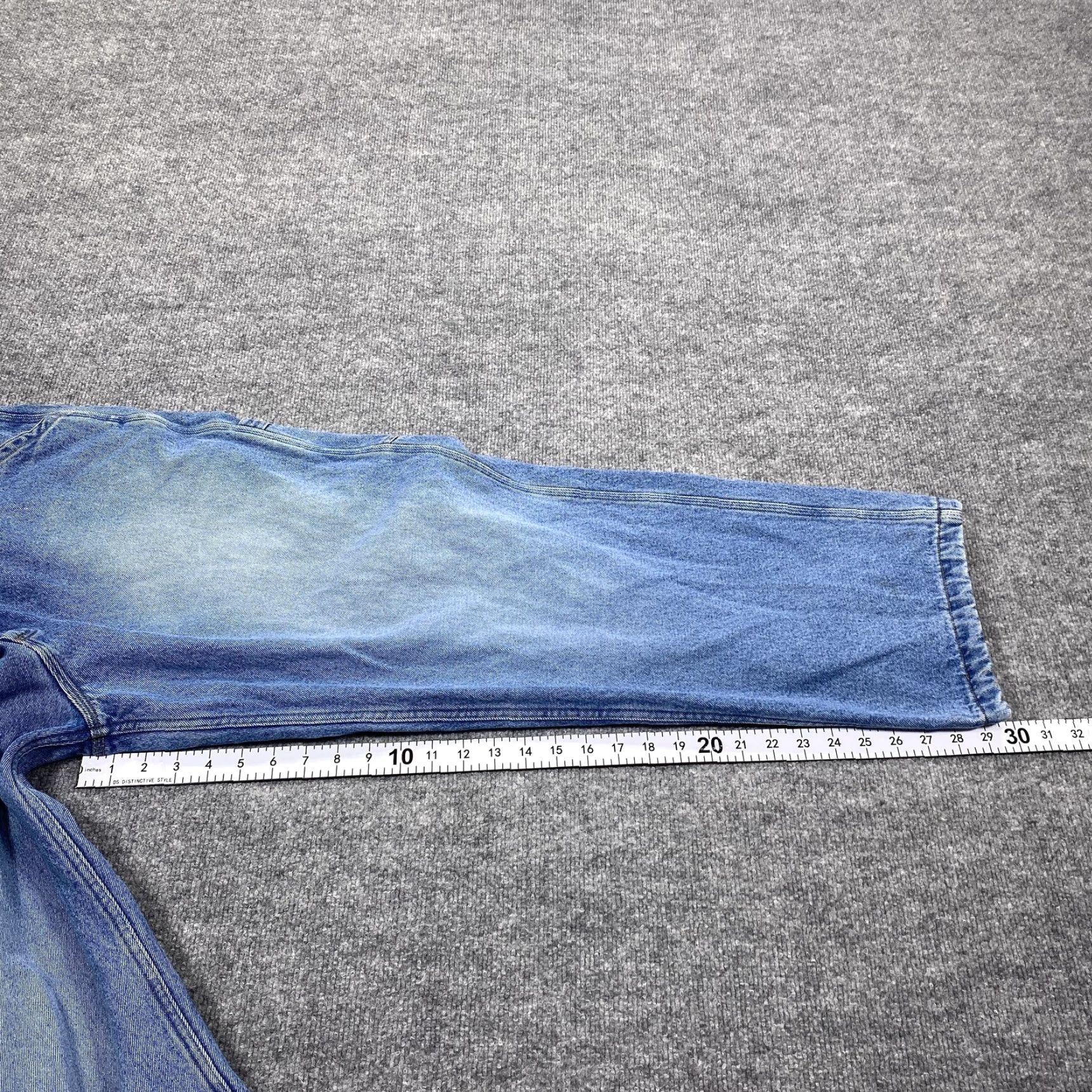 Vintage RedHead Jeans Mens 38x30 Blue Relaxed Straight Insulated Fleece Lined Denim 7254MN Winter Pockets Zip Fly Size US 38 / EU 54 - 7 Thumbnail